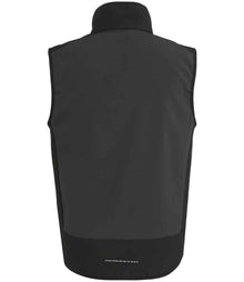 Regatta E-Volve Unisex Two Layer Soft Shell Bodywarmer RG385 - RG385 Ash/Black Back