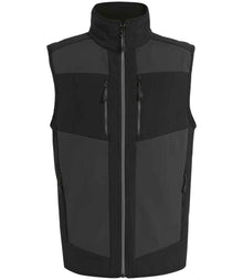 Regatta E-Volve Unisex Two Layer Soft Shell Bodywarmer RG385 - Ash/Black