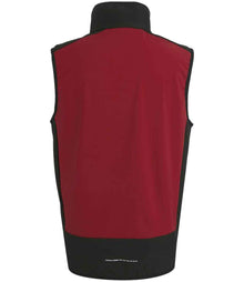 Regatta E-Volve Unisex Two Layer Soft Shell Bodywarmer RG385 - RG385 Classic Red/Black Back
