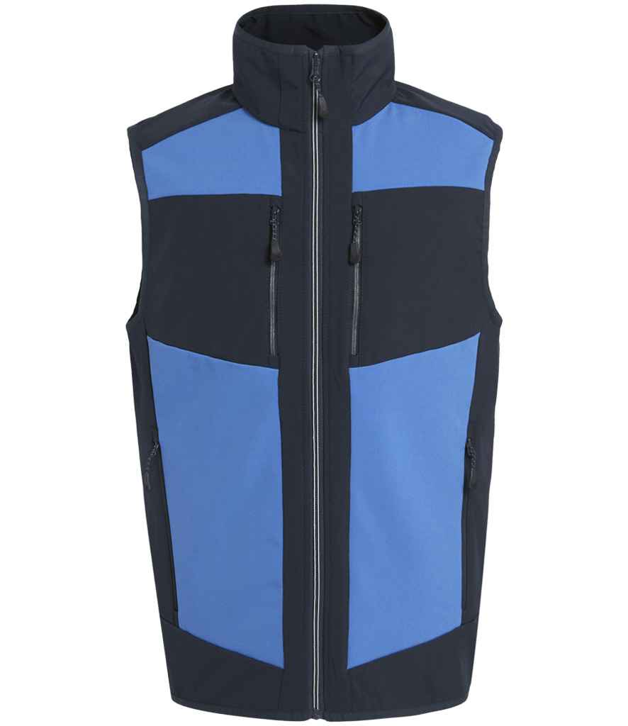Regatta E-Volve Unisex Two Layer Soft Shell Bodywarmer RG385 - Strong Blue/Navy