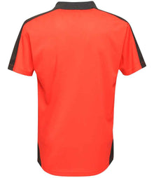 Regatta Contrast Quick Wicking Piqué Polo Shirt RG424 - RG424 Classic Red/Black Back