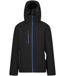 Regatta Navigate Waterproof Insulated Jacket RG443 - Black/New Royal Blue
