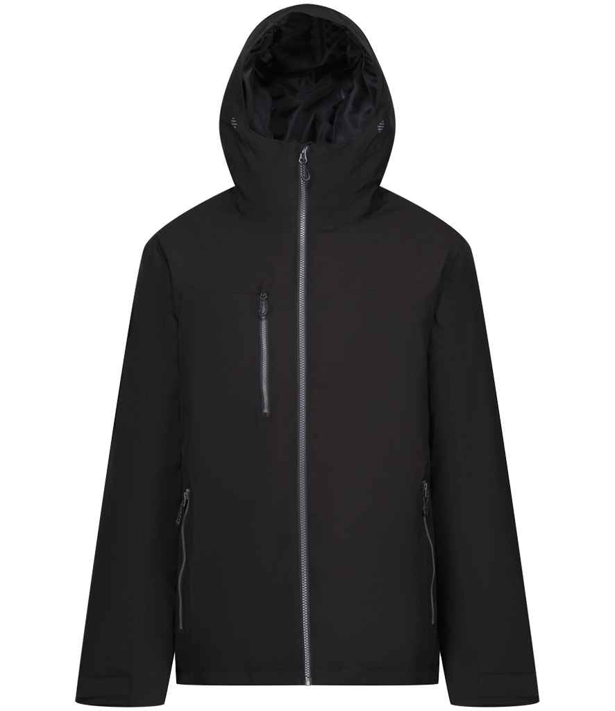 Regatta Navigate Waterproof Insulated Jacket RG443 - Black/Seal Grey