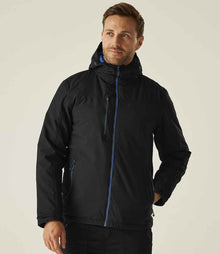 Regatta Navigate Waterproof Insulated Jacket RG443 - RG443 Black/New Royal Blue Model
