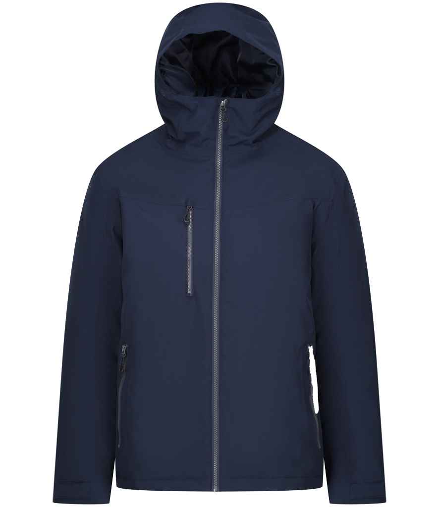Regatta Navigate Waterproof Insulated Jacket RG443 - Navy/Seal Grey