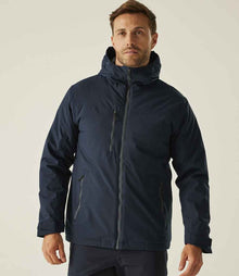 Regatta Navigate Waterproof Insulated Jacket RG443 - RG443 Navy/Seal Grey Model