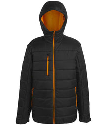 Regatta Navigate Thermal Jacket RG444 - Black/Orange Pop