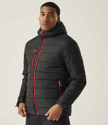 Regatta Navigate Thermal Jacket RG444 - RG444 Black/Classic Red Model