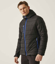 Regatta Navigate Thermal Jacket RG444 - RG444 Black/New Royal Blue Model