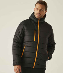Regatta Navigate Thermal Jacket RG444 - RG444 Black/Orange Pop Model