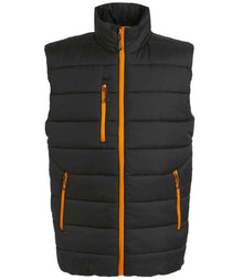 Regatta Navigate Thermal Bodywarmer RG445 - Black/Orange Pop