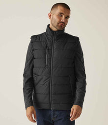 Regatta Navigate Thermal Bodywarmer RG445 - RG445 Black/Seal Grey Model