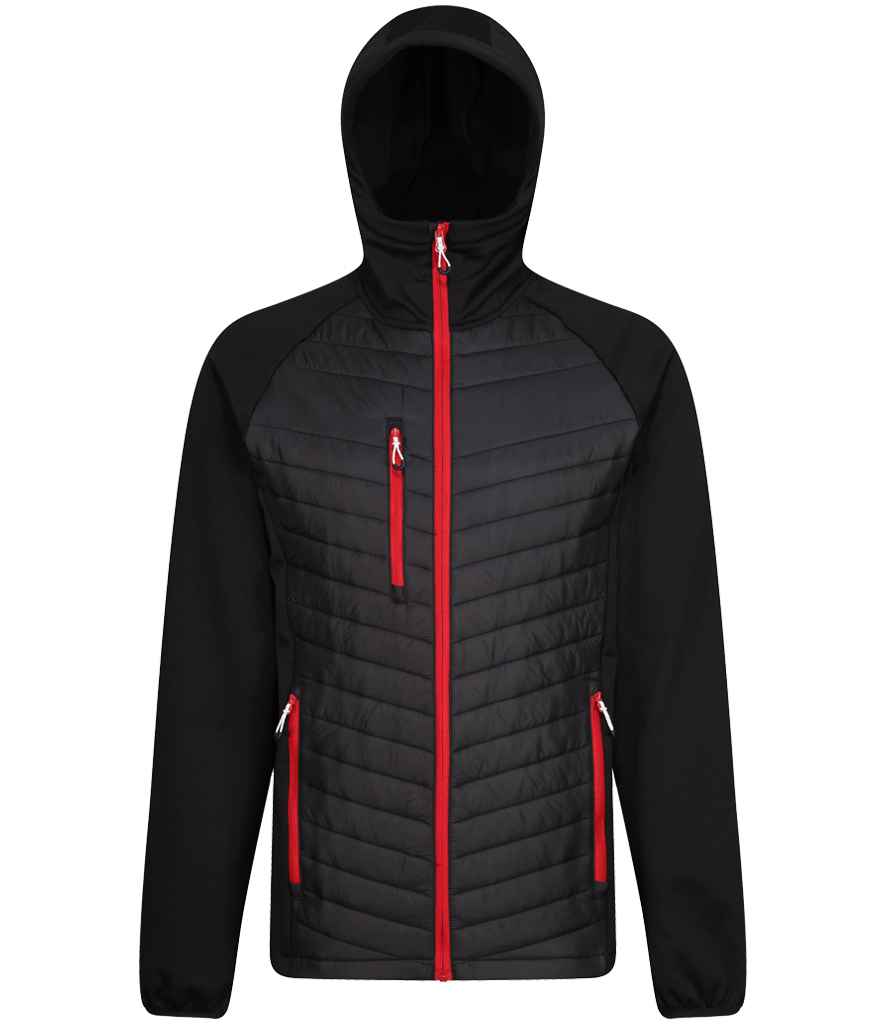 Regatta Navigate Hybrid Jacket RG446 - Black/Classic Red