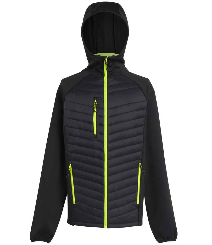 Regatta Navigate Hybrid Jacket RG446 - Black/Lime Green