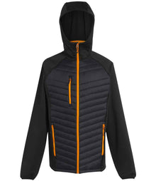 Regatta Navigate Hybrid Jacket RG446 - Black/Orange Pop