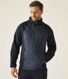 Regatta Navigate Hybrid Jacket RG446 - RG446 Navy/Seal Grey Model
