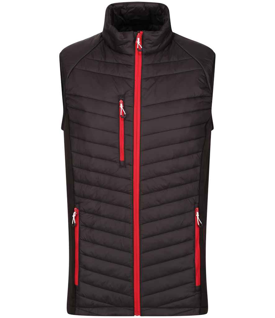 Regatta Navigate Hybrid Bodywarmer RG447 - Black/Classic Red