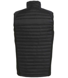 Regatta Navigate Hybrid Bodywarmer RG447 - RG447 Black/Lime Green Back