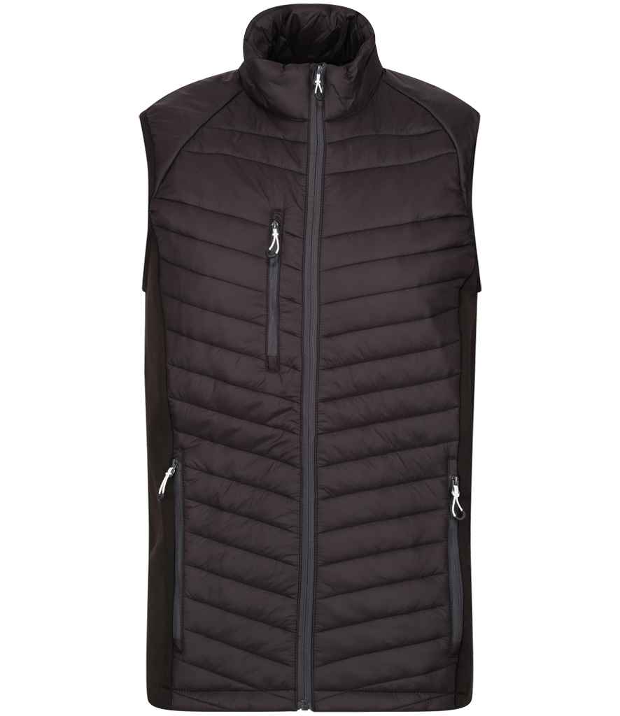 Regatta Navigate Hybrid Bodywarmer RG447 - Black/Seal Grey