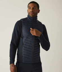 Regatta Navigate Hybrid Bodywarmer RG447 - RG447 Navy/Seal Grey Model