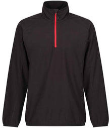 Regatta Navigate Half Zip Fleece RG452 - Black/Classic Red