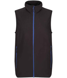 Regatta Navigate Fleece Bodywarmer RG453 - Black/New Royal Blue