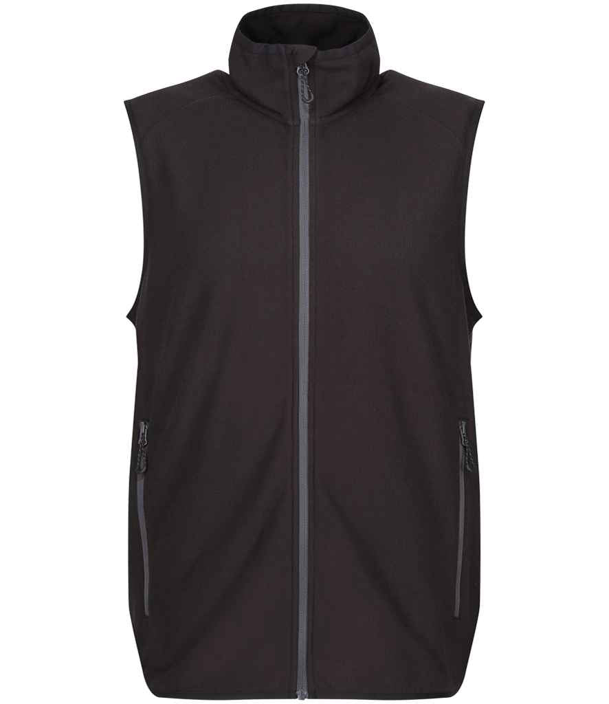 Regatta Navigate Fleece Bodywarmer RG453 - Black/Seal Grey