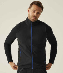 Regatta Navigate Fleece Bodywarmer RG453 - RG453 Black/New Royal Blue Model