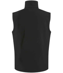 Regatta Navigate Two Layer Soft Shell Bodywarmer RG455 - RG455 Black/Classic Red Back