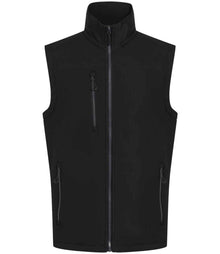 Regatta Navigate Two Layer Soft Shell Bodywarmer RG455 - Black/Seal Grey