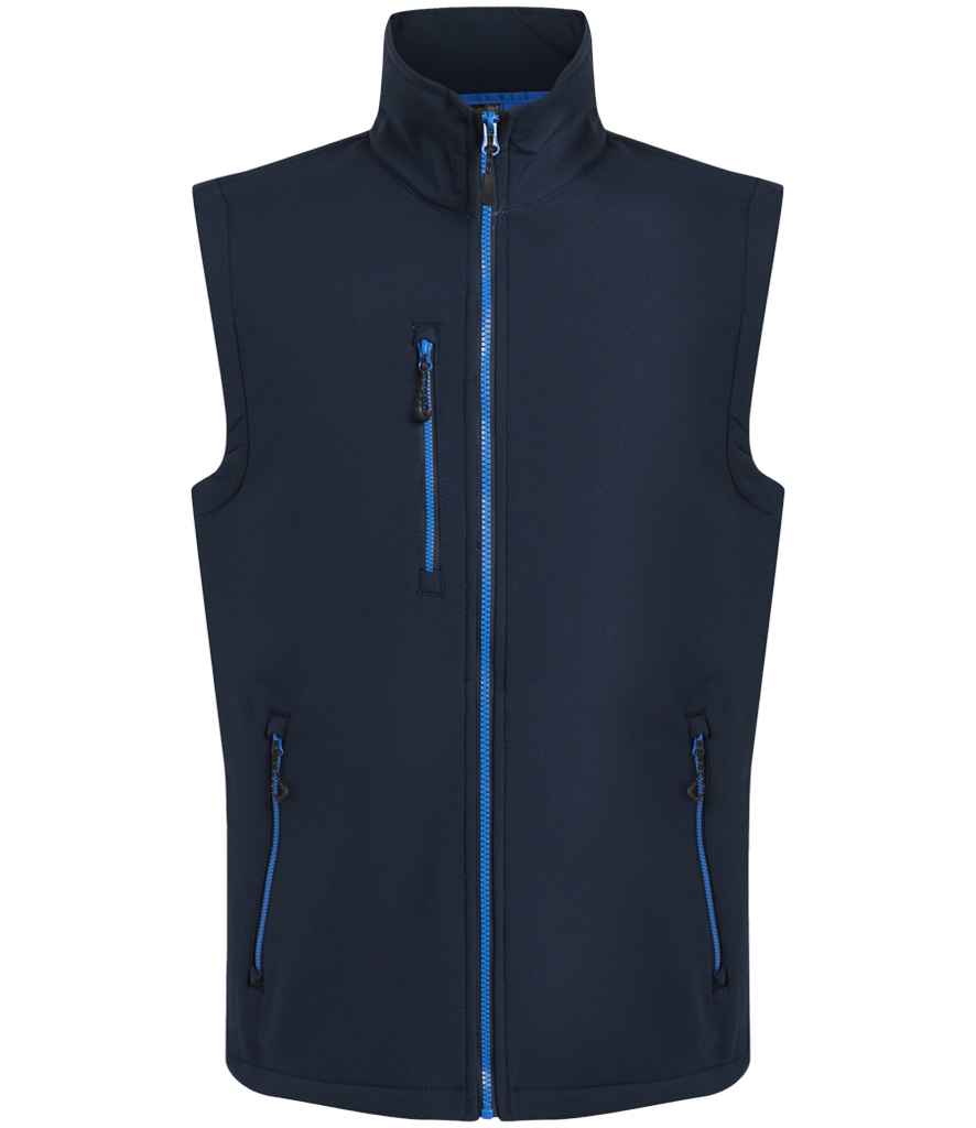 Regatta Navigate Two Layer Soft Shell Bodywarmer RG455 - Navy/French Blue