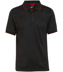 Regatta Navigate Polo Shirt RG456 - Black/Classic Red
