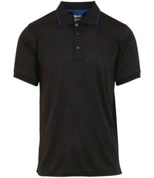Regatta Navigate Polo Shirt RG456 - Black/New Royal Blue