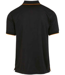 Regatta Navigate Polo Shirt RG456 - RG456 Black/Orange Pop Back