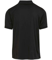Regatta Navigate Polo Shirt RG456 - RG456 Black/Seal Grey Back