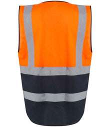 Regatta High Visibility Pro Executive Vest RG464 - RG464 Orange/Navy Back