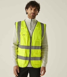 Regatta High Visibility Pro Executive Vest RG464 - RG464 Yellow Model