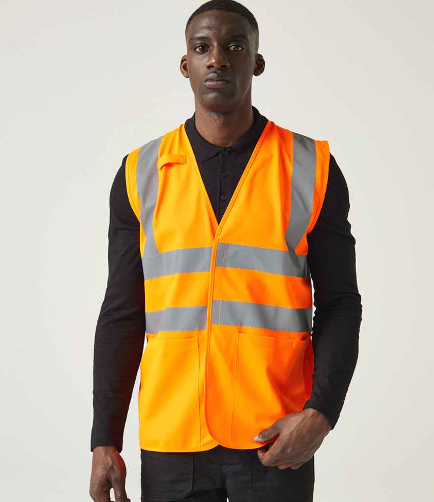Regatta High Visibility Pro Supervisor Vest RG465 - RG465 Orange Model