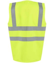 Regatta High Visibility Pro Supervisor Vest RG465 - RG465 Yellow Back