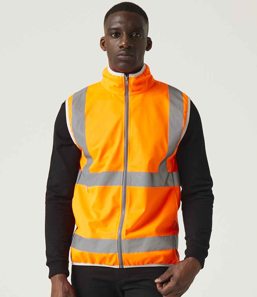 Regatta High Visibility Pro Full Zip Gilet RG469 - RG469 Orange Model