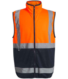 Regatta High Visibility Pro Full Zip Gilet RG469 - Orange/Navy