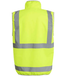 Regatta High Visibility Pro Full Zip Gilet RG469 - RG469 Yellow Back