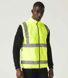 Regatta High Visibility Pro Full Zip Gilet RG469 - RG469 Yellow Model