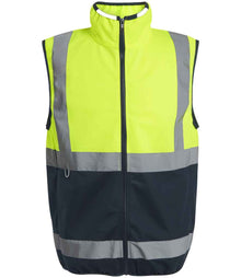 Regatta High Visibility Pro Full Zip Gilet RG469 - Yellow/Navy