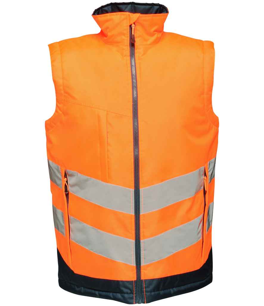 Regatta High Visibility Pro Bodywarmer RG475 - Orange/Navy