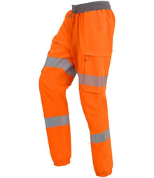 Regatta High Visibility Prolite Stretch Jog Pants RG536 - RG536 Orange Side