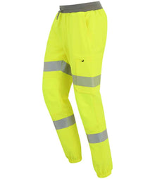 Regatta High Visibility Prolite Stretch Jog Pants RG536 - RG536 Yellow Side
