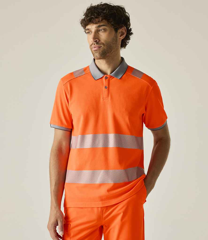 Regatta High Visibility Pro Comfort Polo Shirt RG546 - RG546 Orange Model
