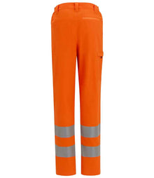 Regatta High Visibility Pro Contract Stretch Action Trousers RG547 - RG547 Orange Back