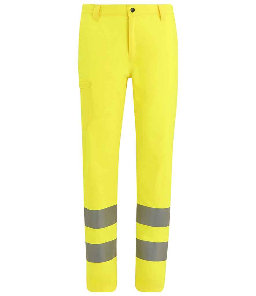 Regatta High Visibility Pro Contract Stretch Action Trousers RG547 - Yellow